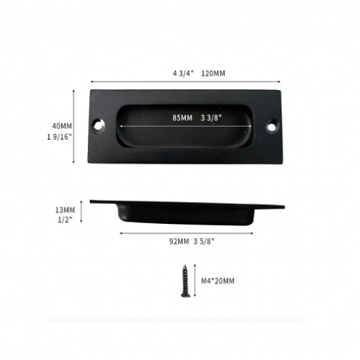 BARN DOOR Ручка из стали, скрытая ручка LOFT арт692