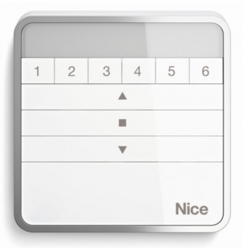 Радиопульт настенный Nice ERA W6 6-канальный