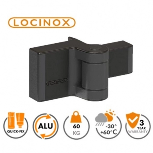 Петля с регулировкой и углом открывания до 180° LOCINOX PUMA