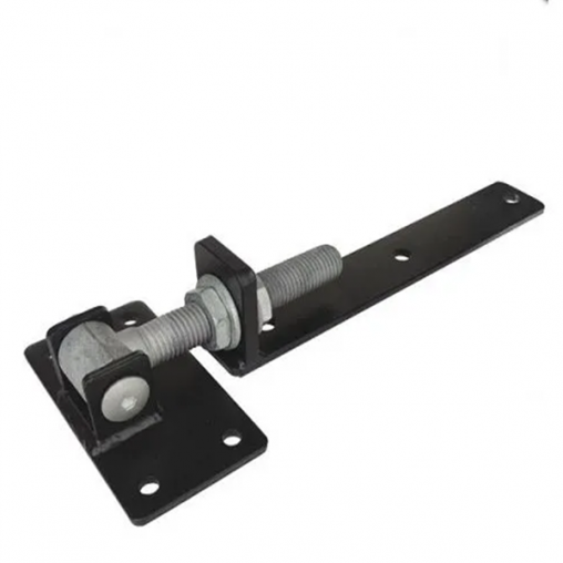Петля регулируемая оцинкованная в черном полимере для деревянных ворот и калитки M24