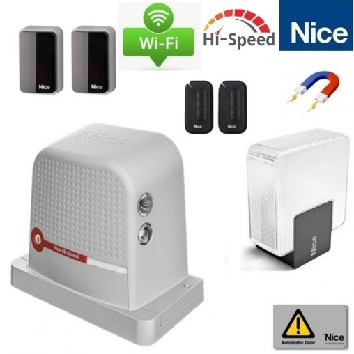 Скоростная автоматика для откатных ворот NICE RBS600HSBDKCE