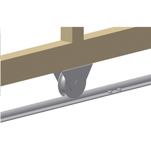 Колесо О-профиль диаметр 98мм с внешним кронштейном, арт 410.98