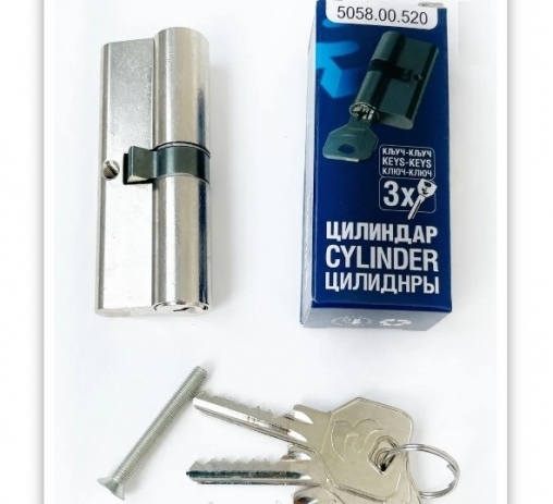 Цилиндр Stublina 82 мм ключ-ключ для замка и калитки
