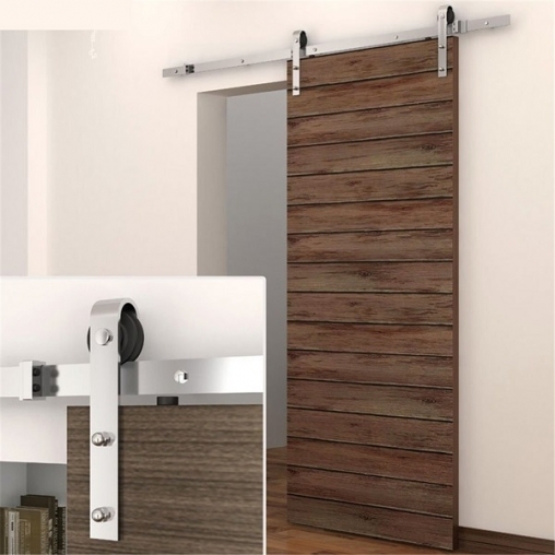 Амбарный механизм для раздвижных дверей в стиле LOFT из нержавеющей стали INOX