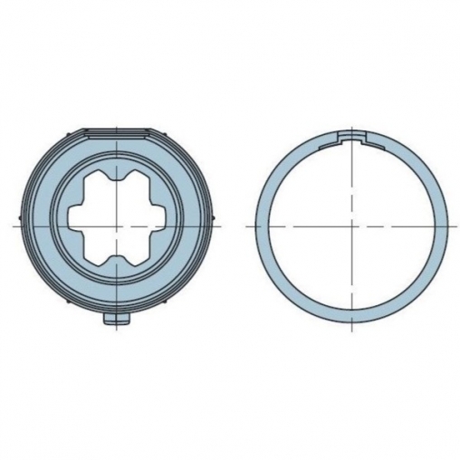 Адаптер NICE для внутривальной автоматики