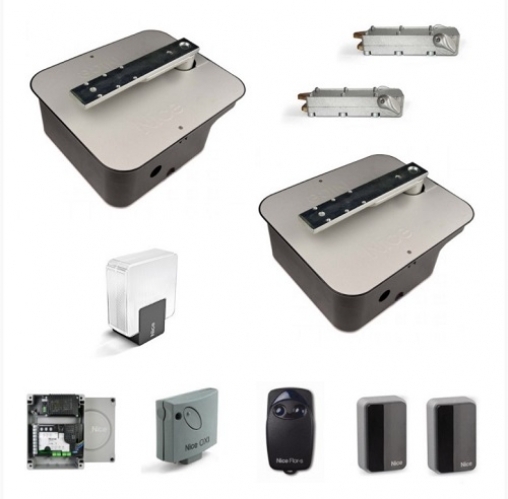 Подземная автоматика распашных ворот NICE на основе привода ME3024