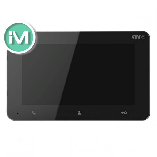 Монитор видеодомофона CTV-iM Entry 7 черный или белый сенсорный