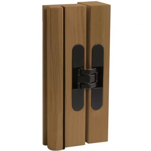 Петля дверная черного цвета универсальная скрытого монтажа