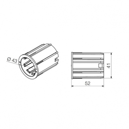 Капсула на гильзу для вала NICE Арт 575.24801