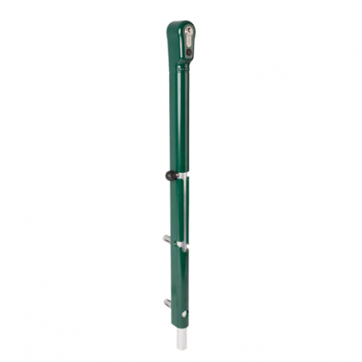Засов вертикальный для ворот и калиток KEYDROP RAL6005 зеленый