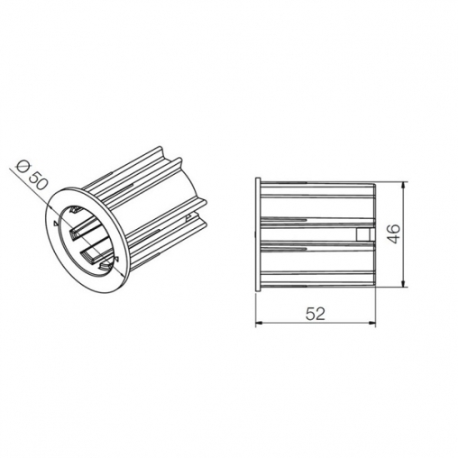 Капсула NICE на гильзу для вала Арт 575.25000
