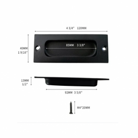 BARN DOOR Ручка из стали, скрытая ручка LOFT арт692