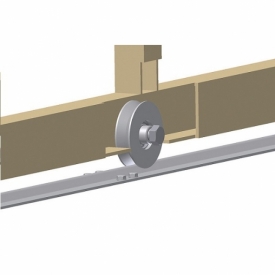 Колесо опорное V-образное сечение диаметр 60 мм. Арт.402.60