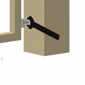 Петля регулируемая М24 с шайбой под приварку Арт 375.24