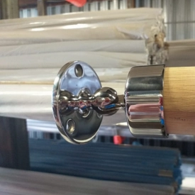 Фланец настенный с шарниром, для Ø50,8 мм (AISI304), литой, арт к245