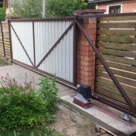 Откатные ворота каркас Стандарт