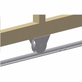 Колесо О-профиль диаметр 98мм с внешним кронштейном, арт 410.98