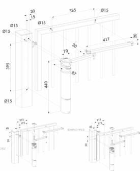 Доводчик для калитки VERTICLOSE-2-9005 LOCINOX