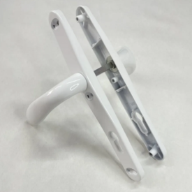 Ручка-ухват для калитки и ворот Евро-30 цвет-белый