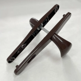 Ручка-ухват для калитки и ворот Евро-30 цвет-Шоколадно-коричневый - RAL8017