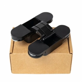 Петля дверная черного цвета универсальная скрытого монтажа