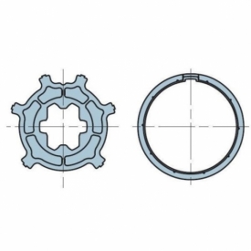 Адаптер NICE для вала 45x4 для внутривальной автоматики
