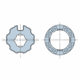 Адаптер для вала 70 с пазом для внутривальной автоматики