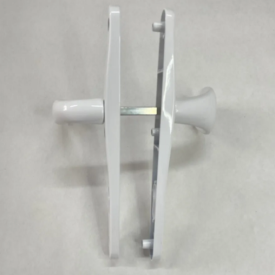 Ручка-ухват для калитки и ворот Евро-30 цвет-белый