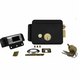 Электромеханический накладной замок AT-EL101B черный