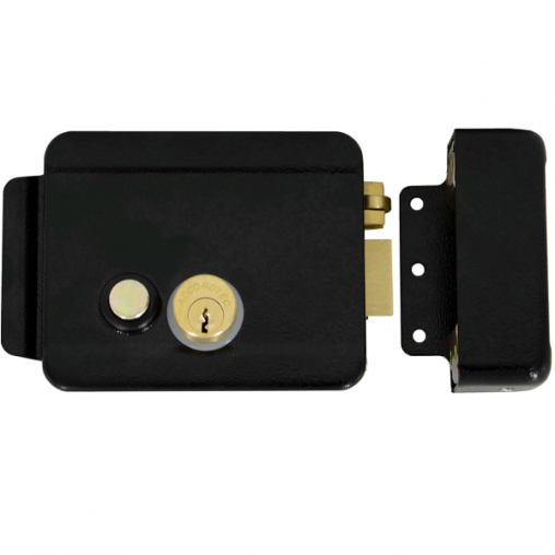 Электромеханический накладной замок AT-EL101B черный