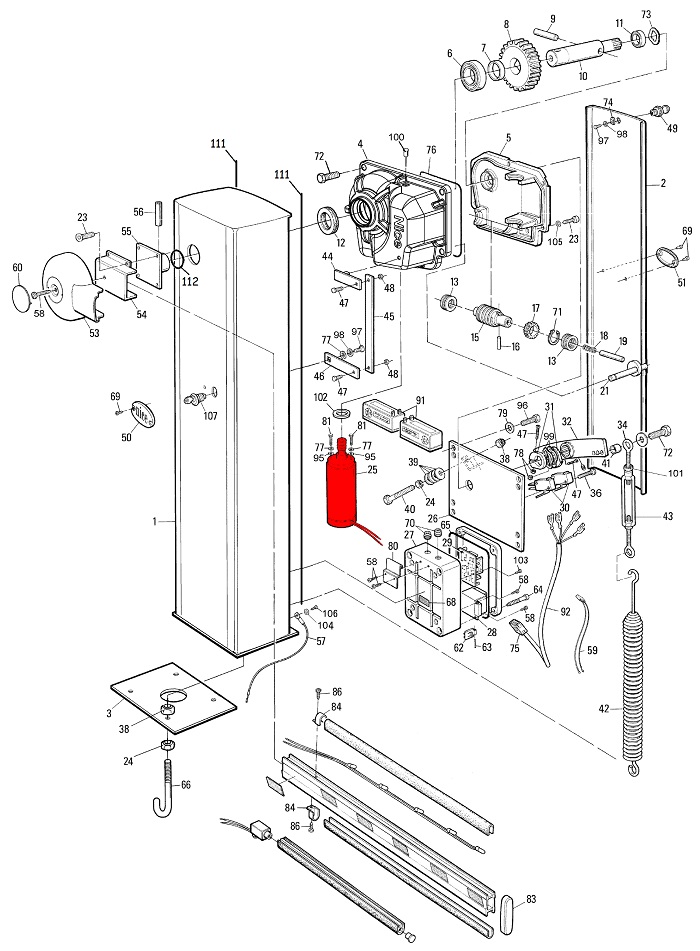 WA01R06 Nice Электродвигатель WIL6