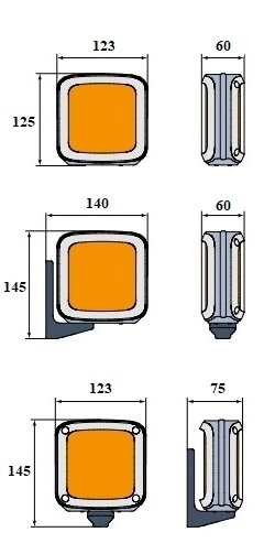 размеры сигнальной лампы алютех